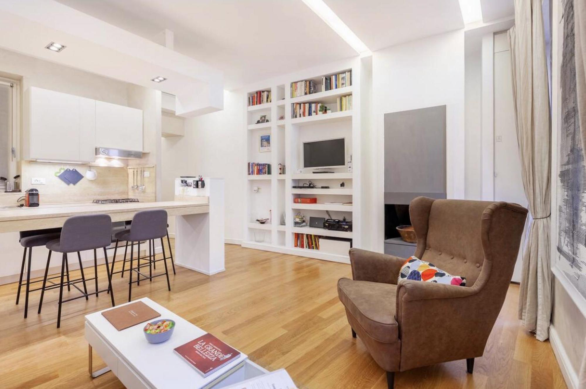 Campo Dei Fiori Modern Apartment With Terrace Rome Bagian luar foto